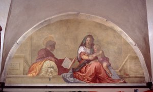マドンナデルサッコ、1525年 作： Andrea del Sarto